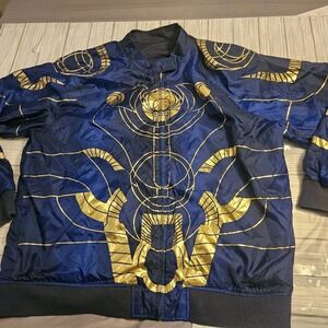 Disney Store Jacket Unisex 2XL Eternals Icarus Blue Gold Reversible